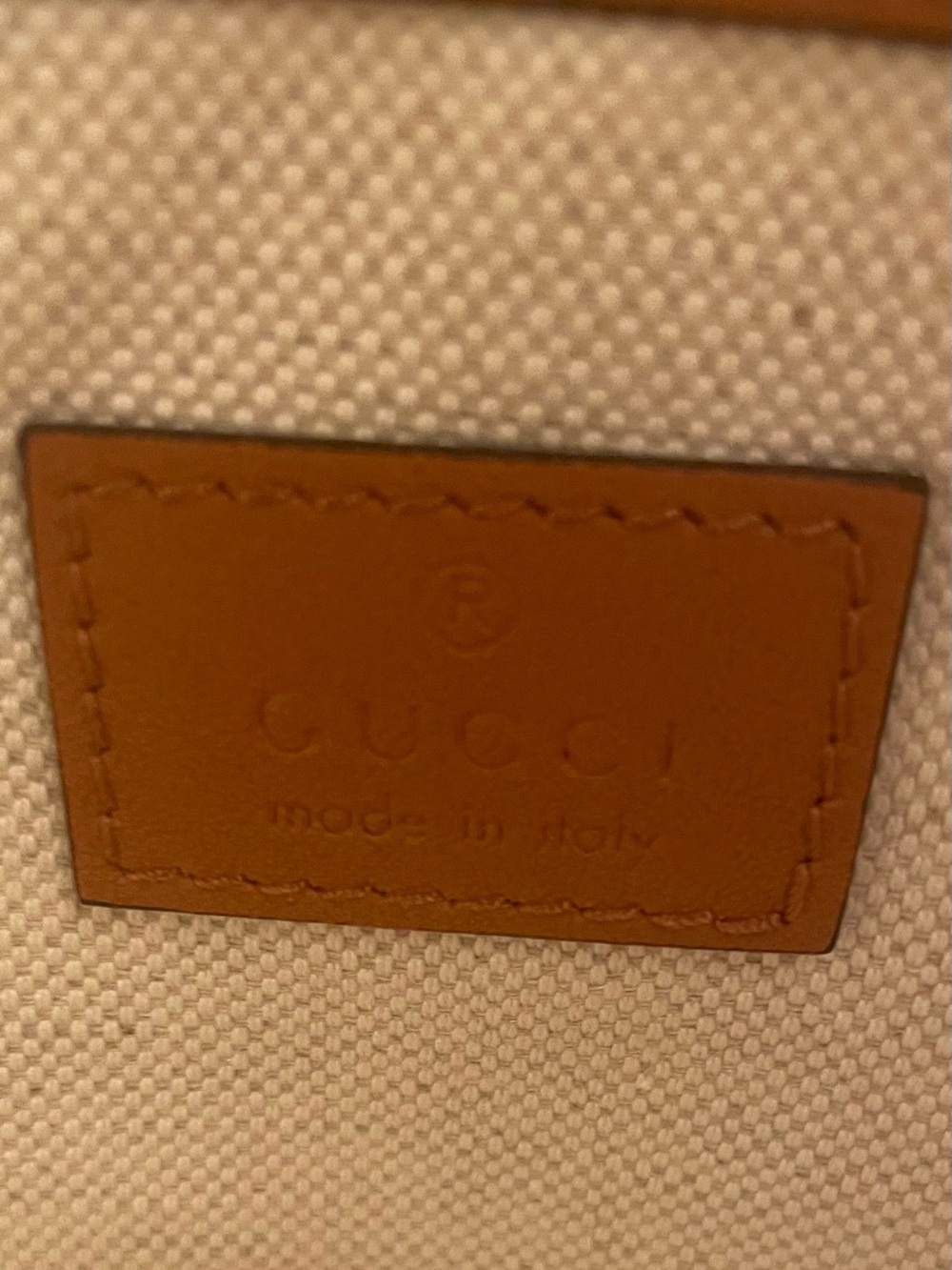$2300 GUCCI Large Natural Straw Tote w/ Brown Leather Handles & Multicolor Logo - Picture 15 of 16